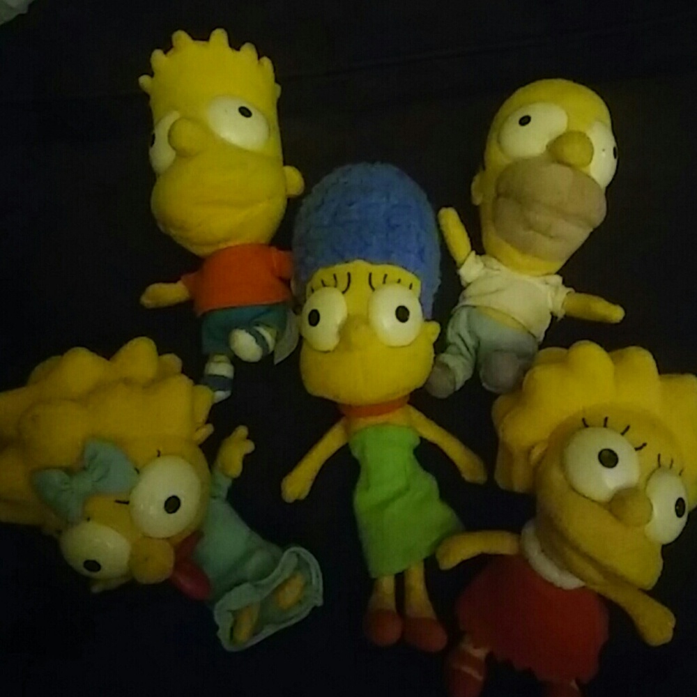 *Simpsons* plush set of 5